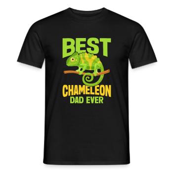 Chameleon Gifts - Men's T-Shirt - black - Front - AI Model Male 178 light (178cm)