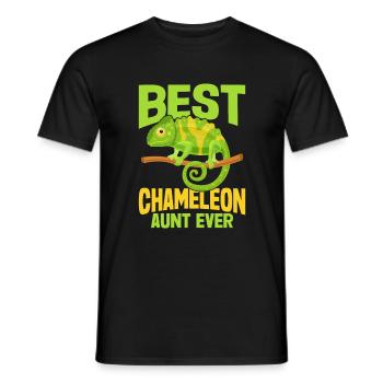 Chameleon Gifts - Männer T-Shirt - Schwarz - Vorne - AI Model Male 178 light (178cm)