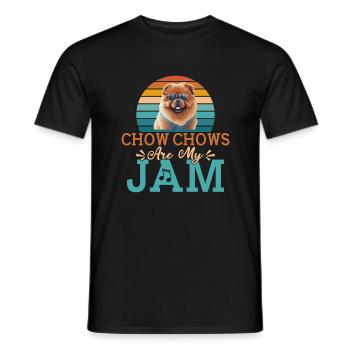 Chow Chow Gifts - Men's T-Shirt - black - Front - AI Model Male 178 light (178cm)