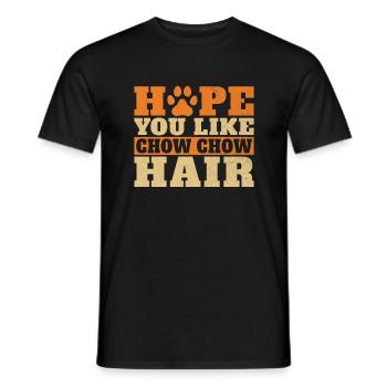 Chow Chow Gifts - Männer T-Shirt - Schwarz - Vorne - AI Model Male 178 light (178cm)
