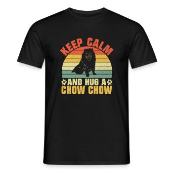 Chow Chow Gifts - Men's T-Shirt - black - Front - AI Model Male 178 light (178cm)