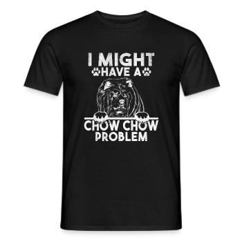 Chow Chow Gifts - Men's T-Shirt - black - Front - AI Model Male 178 light (178cm)
