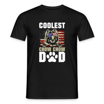 Chow Chow Gifts - Männer T-Shirt - Schwarz - Vorne - AI Model Male 178 light (178cm)