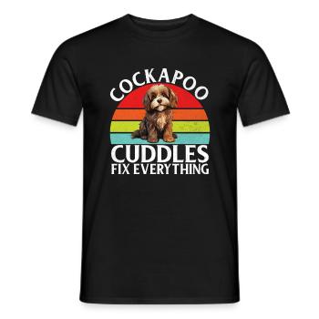 Cockapoo Gifts - Men's T-Shirt - black - Front - AI Model Male 178 light (178cm)
