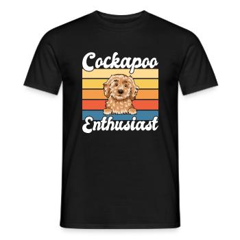 Cockapoo Gifts - Männer T-Shirt - Schwarz - Vorne - AI Model Male 178 light (178cm)