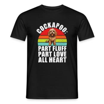 Cockapoo Gifts - Männer T-Shirt - Schwarz - Vorne - AI Model Male 178 light (178cm)