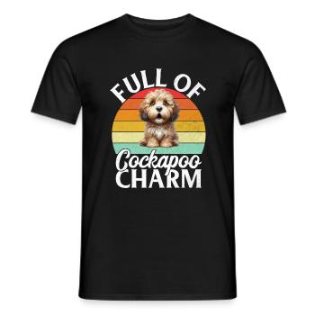 Cockapoo Gifts - Men's T-Shirt - black - Front - AI Model Male 178 light (178cm)