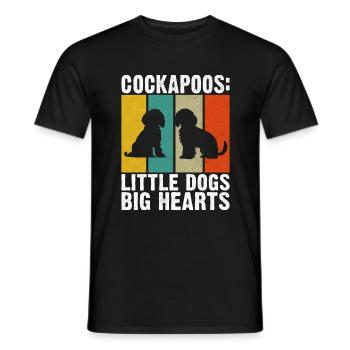 Cockapoo Gifts - Männer T-Shirt - Schwarz - Vorne - AI Model Male 178 light (178cm)