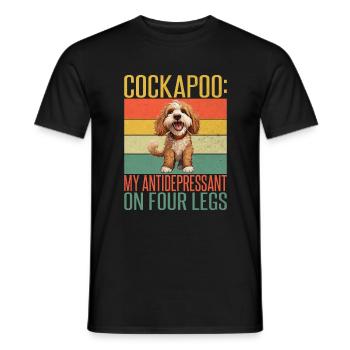 Cockapoo Gifts - Men's T-Shirt - black - Front - AI Model Male 178 light (178cm)