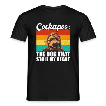 Cockapoo Gifts - Männer T-Shirt - Schwarz - Vorne - AI Model Male 178 light (178cm)