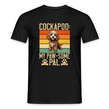 Cockapoo Gifts - Männer T-Shirt - Schwarz - Vorne - AI Model Male 178 light (178cm)