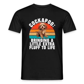 Cockapoo Gifts - Men's T-Shirt - black - Front - AI Model Male 178 light (178cm)