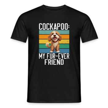 Cockapoo Gifts - Männer T-Shirt - Schwarz - Vorne - AI Model Male 178 light (178cm)