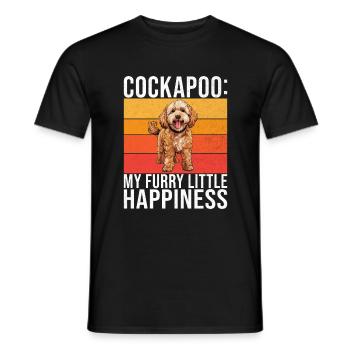 Cockapoo Gifts - Männer T-Shirt - Schwarz - Vorne - AI Model Male 178 light (178cm)