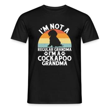 Cadeaux Cockapoo - T-shirt homme - noir - Devant - AI Model Male 178 light (178cm)
