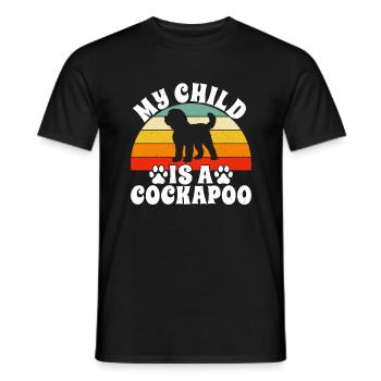Cockapoo Gifts - Männer T-Shirt - Schwarz - Vorne - AI Model Male 178 light (178cm)