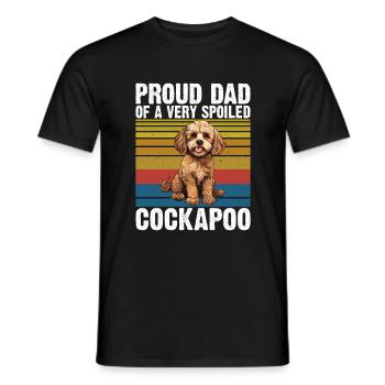 Cockapoo Gifts - Männer T-Shirt - Schwarz - Vorne - AI Model Male 178 light (178cm)