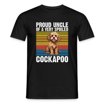 Cockapoo Gifts - Männer T-Shirt - Schwarz - Vorne - AI Model Male 178 light (178cm)