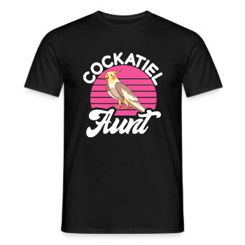 Cockatiel Gifts - Männer T-Shirt - Schwarz - Vorne - AI Model Male 178 light (178cm)
