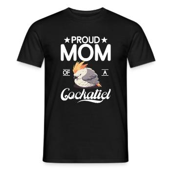 Cadeaux de calopsitte - T-shirt homme - noir - Devant - AI Model Male 178 light (178cm)