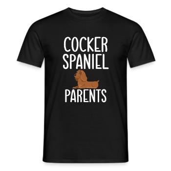 Cocker Spaniel Gifts - Männer T-Shirt - Schwarz - Vorne - AI Model Male 178 light (178cm)