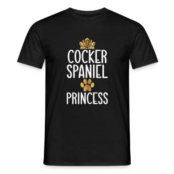 Cadeaux Cocker Spaniel - T-shirt homme - noir - Devant - AI Model Male 178 light (178cm)