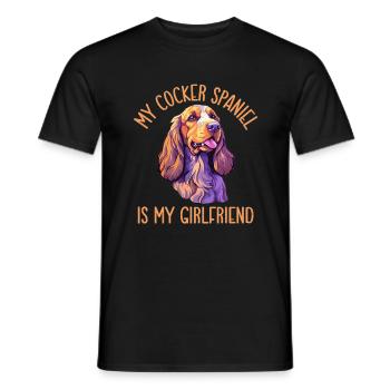 Cocker Spaniel Gifts - Männer T-Shirt - Schwarz - Vorne - AI Model Male 178 light (178cm)