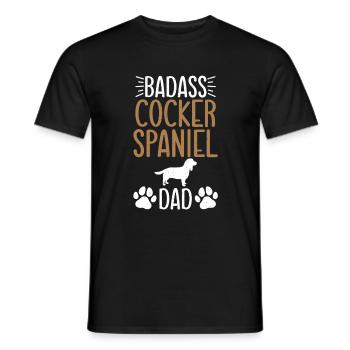 Cocker Spaniel Gifts - Männer T-Shirt - Schwarz - Vorne - AI Model Male 178 light (178cm)