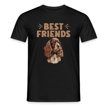 Cadeaux Cocker Spaniel - T-shirt homme - noir - Devant - AI Model Male 178 light (178cm)