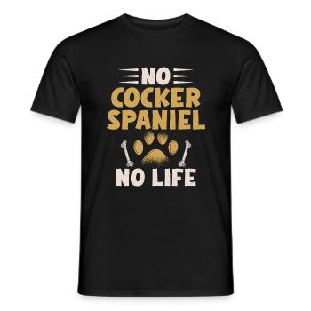 Cadeaux Cocker Spaniel - T-shirt homme - noir - Devant - AI Model Male 178 light (178cm)