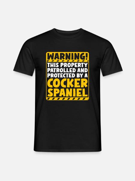 Cocker Spaniel Gifts - Men's T-Shirt - black