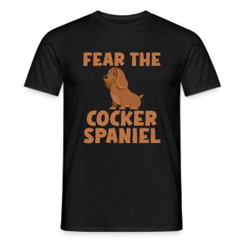 Cadeaux Cocker Spaniel - T-shirt homme - noir - Devant - AI Model Male 178 light (178cm)