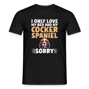 Cocker Spaniel Gifts - Men's T-Shirt - black - Front - AI Model Male 178 light (178cm)