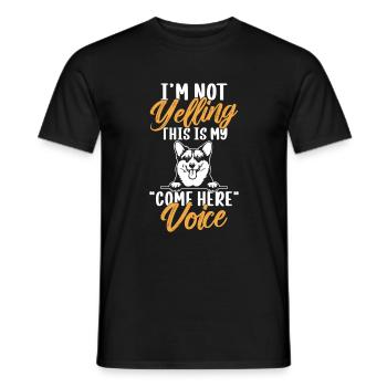 Corgi Gifts for Corgi Lovers - Men's T-Shirt - black - Front - AI Model Male 178 light (178cm)