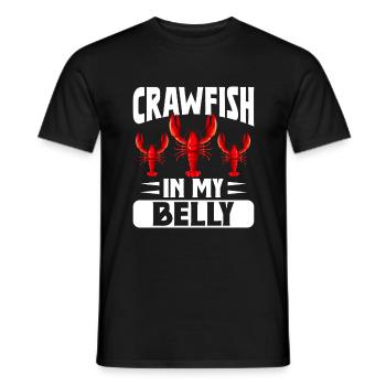 Crawfish Gifts - Männer T-Shirt - Schwarz - Vorne - AI Model Male 178 light (178cm)
