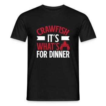 Crawfish Gifts - Männer T-Shirt - Schwarz - Vorne - AI Model Male 178 light (178cm)