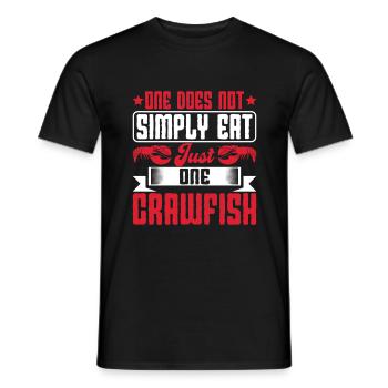 Crawfish Gifts - Männer T-Shirt - Schwarz - Vorne - AI Model Male 178 light (178cm)
