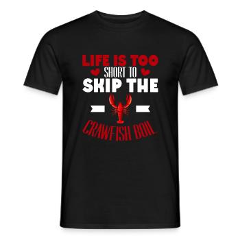 Crawfish Gifts - Männer T-Shirt - Schwarz - Vorne - AI Model Male 178 light (178cm)