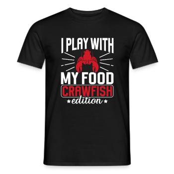 Crawfish Gifts - Men's T-Shirt - black - Front - AI Model Male 178 light (178cm)