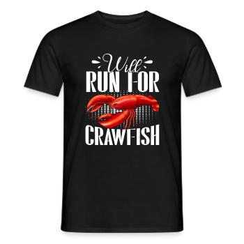 Crawfish Gifts - Männer T-Shirt - Schwarz - Vorne - AI Model Male 178 light (178cm)