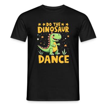 Décorations de fête de dinosaures - T-shirt homme - noir - Devant - AI Model Male 178 light (178cm)