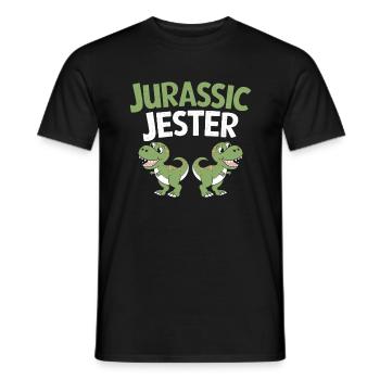 Décorations de fête de dinosaures - T-shirt homme - noir - Devant - AI Model Male 178 light (178cm)