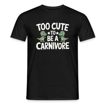 Décorations de fête de dinosaures - T-shirt homme - noir - Devant - AI Model Male 178 light (178cm)