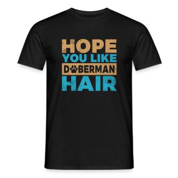 Cadeaux Doberman - T-shirt homme - noir - Devant - AI Model Male 178 light (178cm)