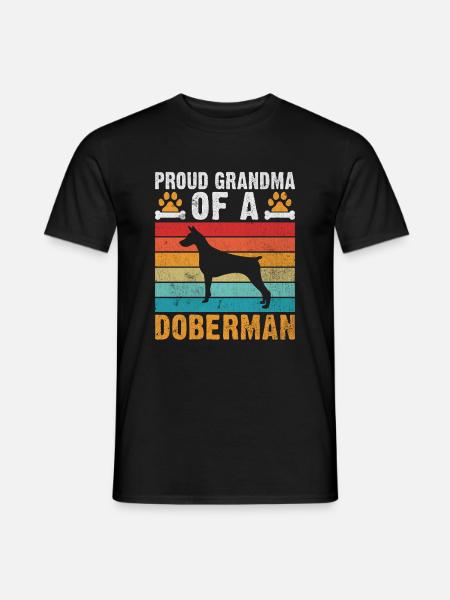 Cadeaux Doberman - T-shirt homme - noir