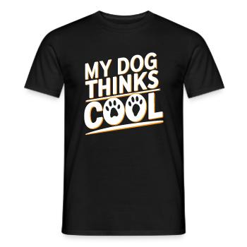 Dog Dad Gifts for Men - Männer T-Shirt - Schwarz - Vorne - AI Model Male 178 light (178cm)