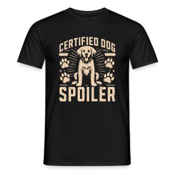 Dog Dad Gifts for Men - Männer T-Shirt - Schwarz - Vorne - AI Model Male 178 light (178cm)