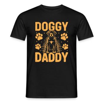 Dog Dad Gifts for Men - Männer T-Shirt - Schwarz - Vorne - AI Model Male 178 light (178cm)