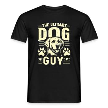 Dog Dad Gifts for Men - Männer T-Shirt - Schwarz - Vorne - AI Model Male 178 light (178cm)