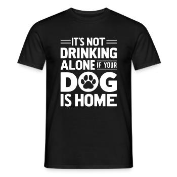 Dog Dad Gifts for Men - Männer T-Shirt - Schwarz - Vorne - AI Model Male 178 light (178cm)
